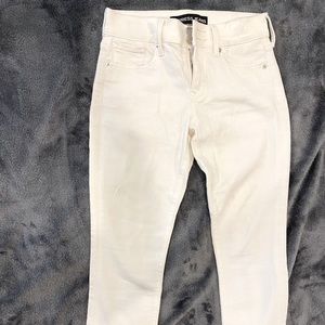 EXPRESS White Mid-rise Cropped Leggings- sz 0R